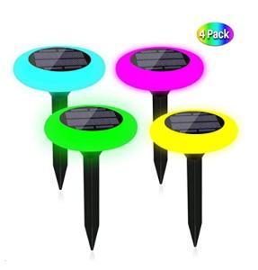 Wholesale 18MCD 4 Pack IP65 Colour Changing Solar Garden Lights from china suppliers