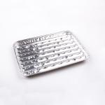 FDA Rectangular Foil Trays Aluminum Foil Bbq Pans With Hole