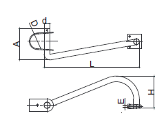 Agricultural Bracket Hook For Cableway Banana System Hanger Roller For Farm