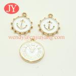 Customized metal tags for furniture and luggage case with engraved letters