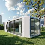 Stay Insulated and Comfortable Space Capsule Houses Polyurethane Panels Steel