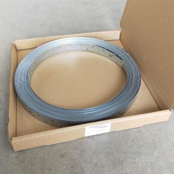 Silver Galvanized Steel Coil Lumberlok Strap Brace Hoop Iron for Wall and Roof