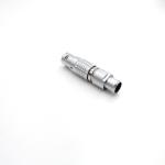 Metal Circular Push Pull Connectors 10 Contacts EMC Shielded Solder Circular