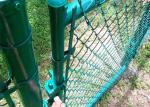 PVC Coated galvanized Chain Link Fence , Football field fence, basketball filed
