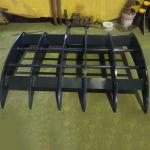 R140 6 Ribs 2000mm Excavator Land Clearing Rakes Long Durability