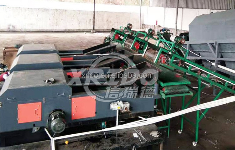 900-1100kg/Day Non Ferrous Metal Separator Sorting Eddy Current Separator Aluminium