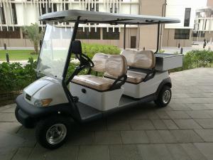 Wholesale Four Seater Electric Utility Carts , Custom Street Legal Golf CartsAluminum Box from china suppliers