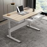 Multifunctional Small Desk for Room White Electric Wooden Standup Office Coffee