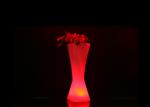 Plastic Wireless Glow In The Dark Flower Pots Elegant Desigh For Nightclub