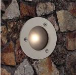 IP65 Outdoor 7W LED Step Lights Round Shape Edison Chip Aluminum Alloy Molded