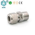 1/8" 1/4" 3/8" 1/2" Stainless Steel 304/316 Male Connector Straight Union