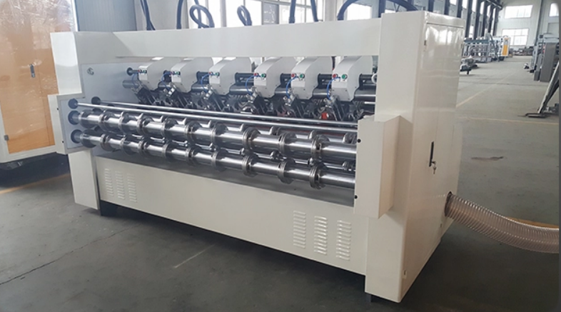 Automatic Lead Edge Feeding Thin Blade Slitter Scorer With Slitting Creasing