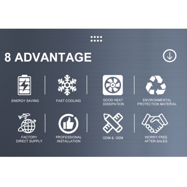 11000W Cooling Capacity 380V 50HZ 3PH Air Cooler with 1 Year Warranty for Cold Storage Applications