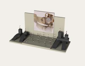 Wholesale Customzied Showcase Acrylic Watch Display Window Plexiglass Stand W/ C-ring Holder from china suppliers