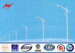 S235 Steel Poles Hot DIP Galvanized Street Lighting Poles 5m 3mm Thickness