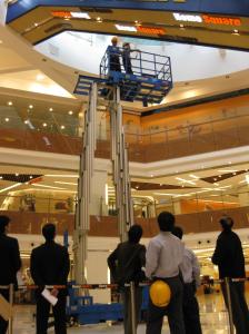 Wholesale Four Mast Mobile Elevating Work Platform 12m Working Height For Hospitals from china suppliers
