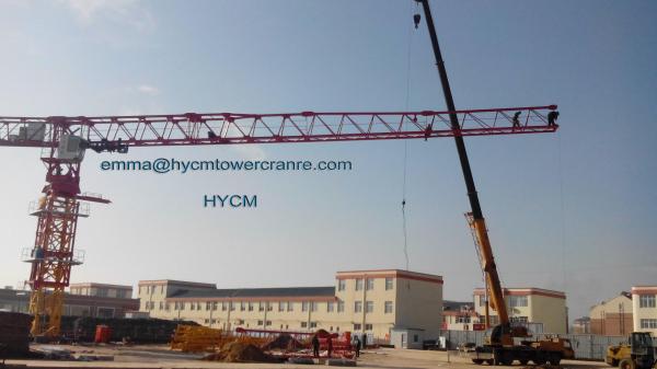 Quality Topless Kind of Tower Crane Model QTP7427 74m Long Boom 18t Specification for sale
