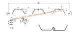 Customized Deck Sheet Roll Forming Machine Automatic Hydraulic Cutting