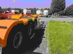 3 Axle 40ft Skeleton Trailer For Sale Skeletal Semi Trailer