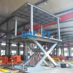 Double Deck Hydraulic Car Scissor Auto Lift For Basement Car Parking
