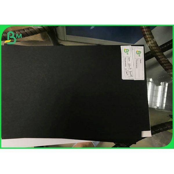 SGS Book Binding Board / Black Cardstock Paper Board For Small Cardboard Box 1.0mm 1.5mm 1.7mm 2.0mm 2.5mm 3mm