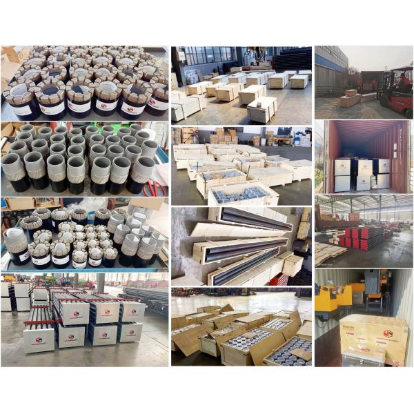 Exploration Geological Diamond Core Bit Single Link Tanged Locking Couplings BQ NQ