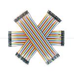 40 PIN Male Female to Male Female Dupont GPIO Cable Breadboard Jumper Wire for