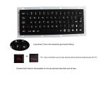 IP67 Black Metal Industrial Keyboard Vandal Proof Panel Mount