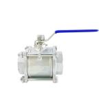 316L Stainless Steel Jacket Manual Weld Straight Ball Valve for Normal