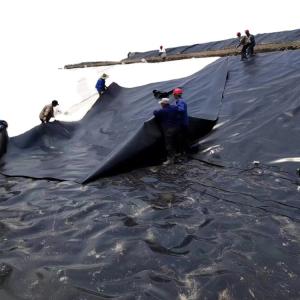 Wholesale Hdpe Geomembrane Pond Liner For Fish Pond 0.3-3mm Roll Length 50-200m Width 1m-10m from china suppliers