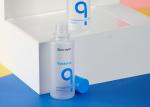 80ml HDPE Frosted Plastic Bottle Toner Cleansing Water With Blue Cap