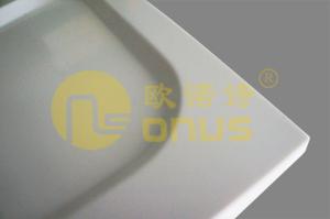 Wholesale White color epoxy resin worktop slab with strong acid resistance for hospital from china suppliers