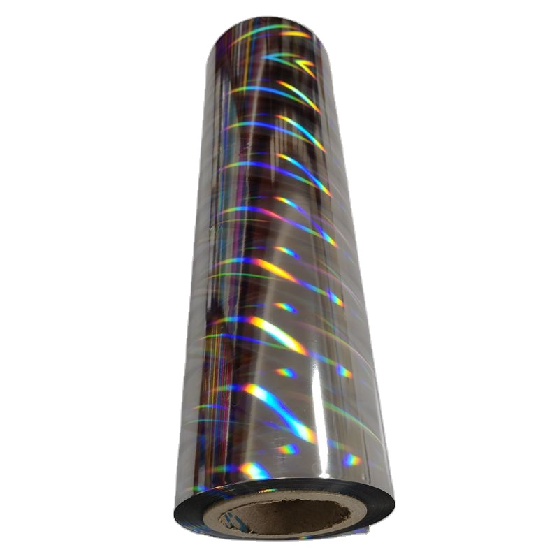 Metallized Holographic Film Customized Size Hot Lamination BOPP Film