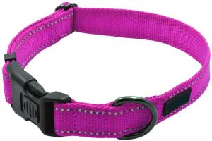 Wholesale Durable Sturdy Nylon Buckle Highly Reflective Soft Nylon Dog Collar from china suppliers