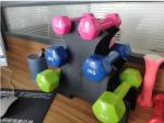 2KG Hex Dumbbell, Plastic Dip Dumbbell，Small Dumbbells for Slimming Fitness