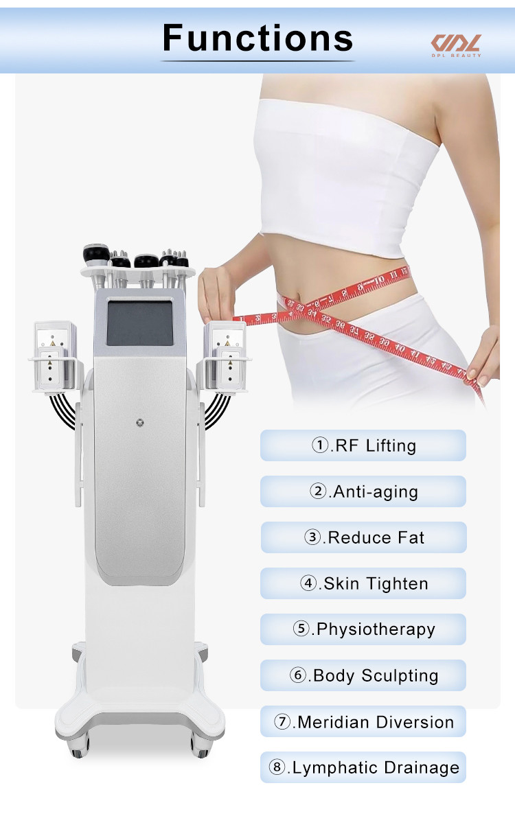 AS86 DPL beauty Ultrasound 40kHz Lipo Vacuum Cavitation Machine for Non-Surgical Fat Reduction & Body Slimming