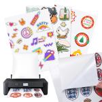 Inkjet Printable 108gsm Matte Adhesive White Label Paper Sheet For Label