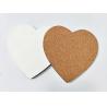 Buy cheap Amazing 100x100mm Delicate Heart Shape Sublimation MDF Blank Coaster for Wedding from wholesalers