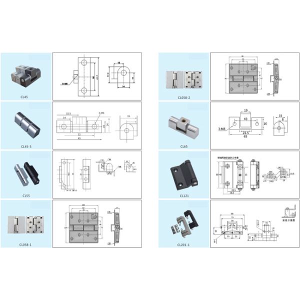 Door Handle European Truck Heavy Duty Outside Door Handle Lock
