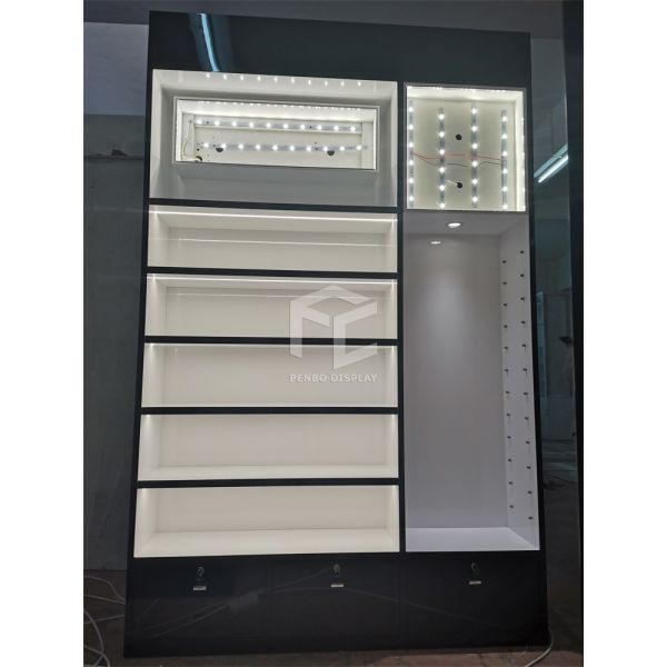 ODM Skincare Display Shelves T5 LED Cosmetic Store Display