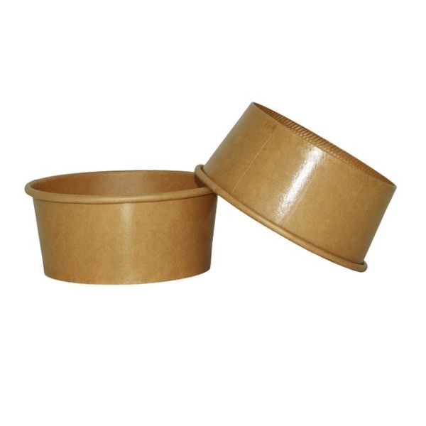 Customized 8 Oz Paper Soup Containers Food Grade With Vented Lids