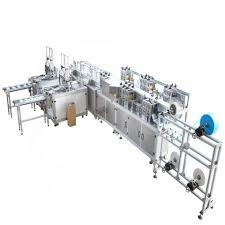 High Stability Automatic Non Woven Mask Making Machine Stainless Steel Body