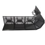 2.2x1m Concert Crowd Control Barriers Metal Stage Barricade