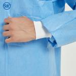 S&J Disposable Nonwoven SMS Surgical Gown Isolation Gown 3-Layer Laminated Lace