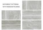 Living Room Kitchen Rectangular Tiles , Baby Face Finish Dark Grey Kitchen Tiles