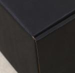 Custom Packaging Printed Black Card Paper Kraft E Flute Size Corrugated Shipping