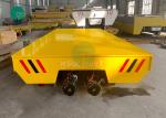 Factory Material Handing Battery Drive Transfer Cart 3 Tons On Rail