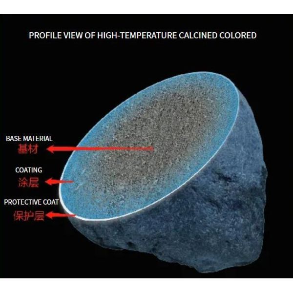 China Factory Direct Supply Colored Sintered Real Stone Paint Sand
