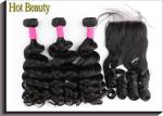 Brand New Non Remy Brazilian Virgin Human Hair Extensions Big Curly , Real Human