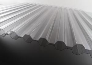 Wholesale Corrugated Polycarbonate Roofing Sheets , Clear Corrugated Plastic Sheets 4x8 from china suppliers